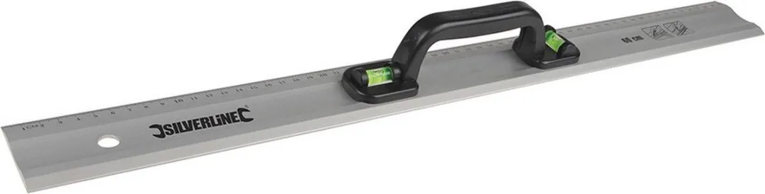 Silverline Markeerliniaal 900mm - Aluminium - Dubbele libellen