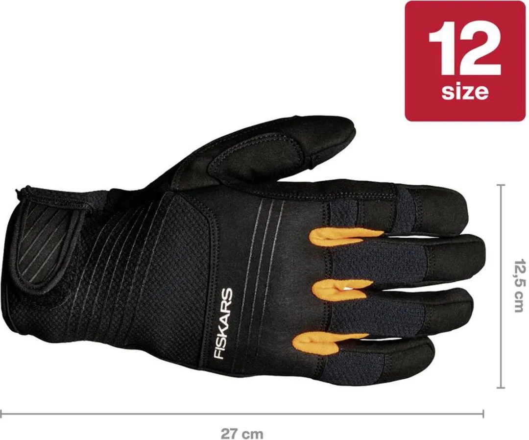 Fiskars Werkhandschoenen Maat 12 - Touchscreen Compatibel - Oranje/Zwart