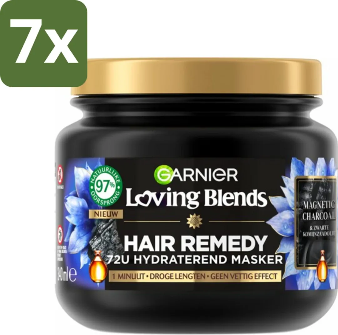 Garnier Loving Blends Magnetic Charcoal Haarmasker 340ml