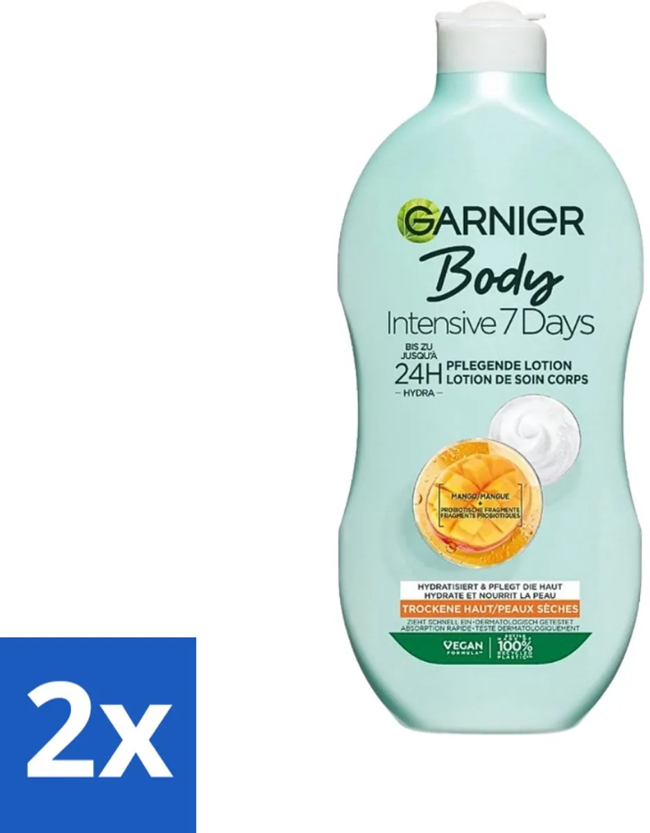 Garnier Bodylotion Intensive 7 Days 800ml (2x400ml) - Droge huid