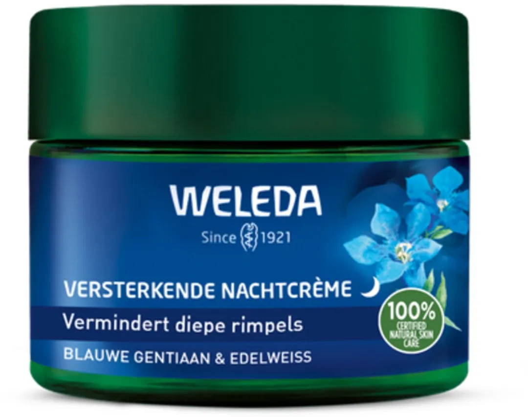Weleda Nachtcrème Versterkend Blauwe Gentiaan & Edelweiss 280ml - 7 Stuks