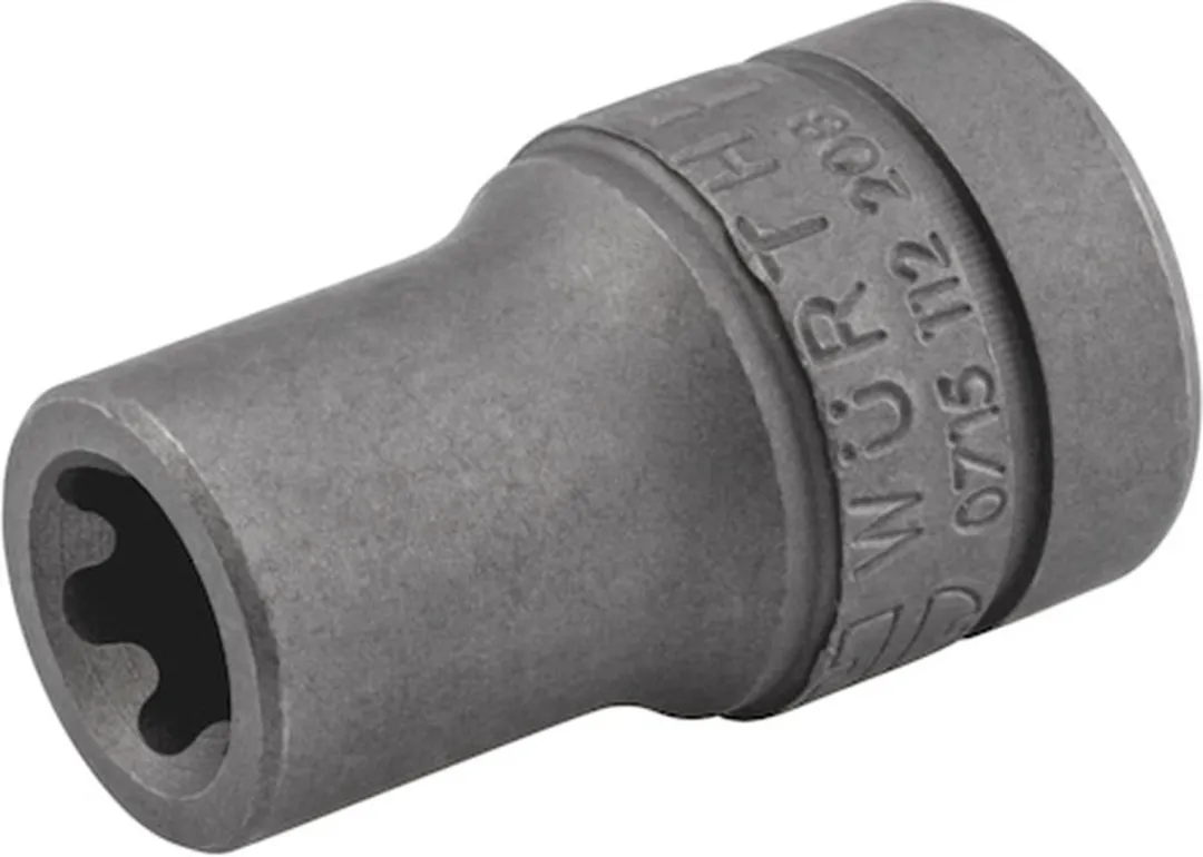 Würth 1/4" TX Plus Dopsleutel E8 - Grijs
