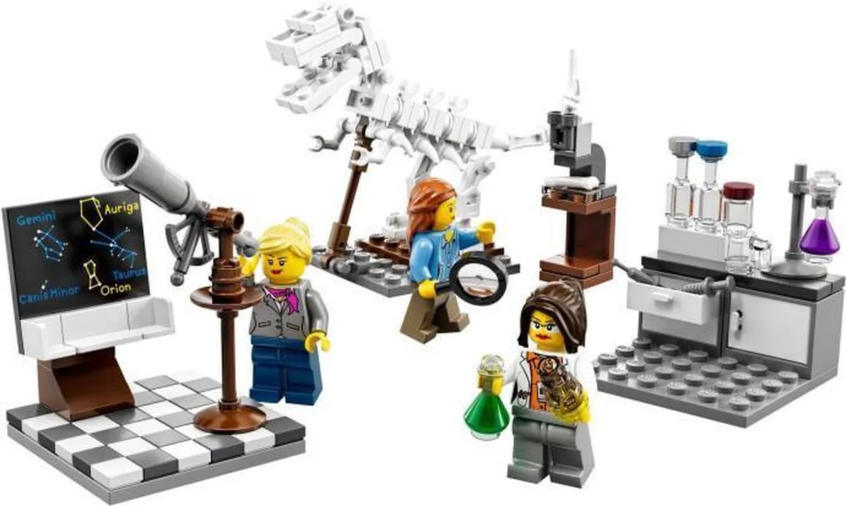 LEGO Ideas Research Institute 21110 - 165 Stukken - 3 Minifiguren