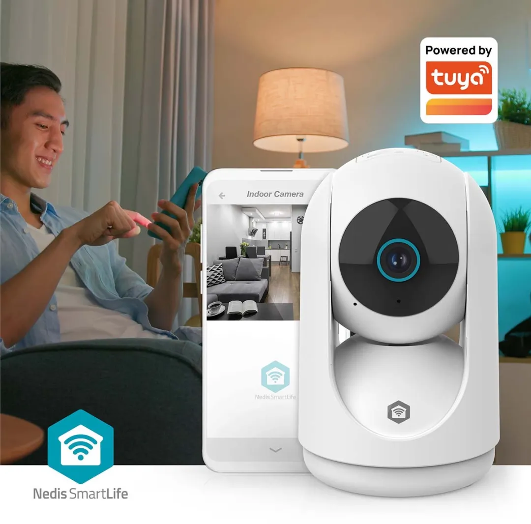 Nedis SmartLife WIFICI23CWT Beveiligingscamera Binnen 3MP - Wit