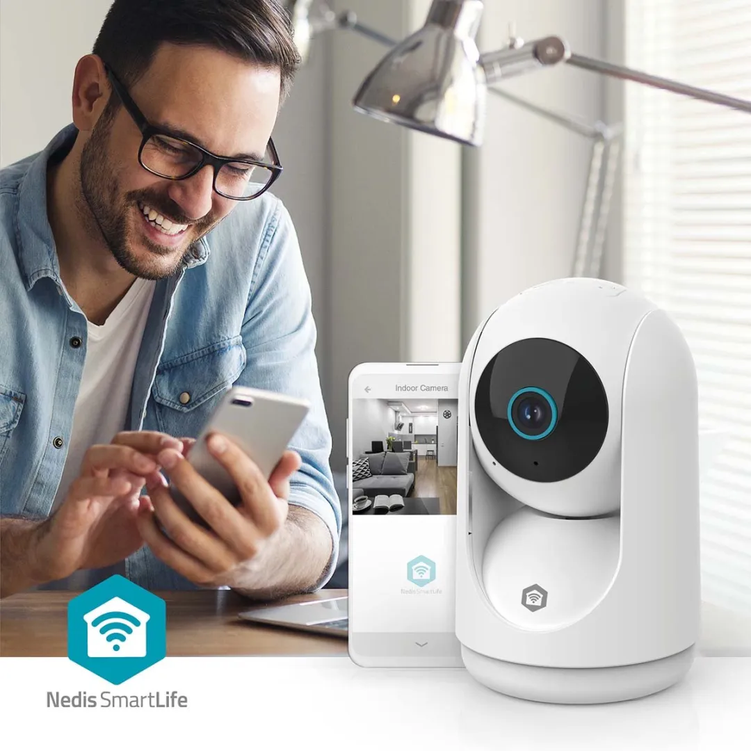 Nedis SmartLife WIFICI23CWT Beveiligingscamera Binnen 3MP - Wit