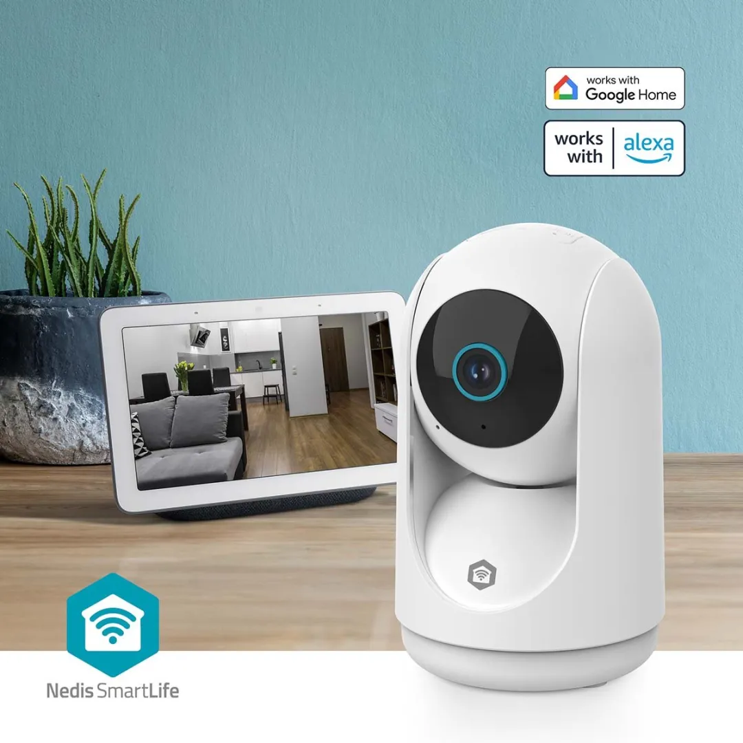 Nedis SmartLife WIFICI23CWT Beveiligingscamera Binnen 3MP - Wit