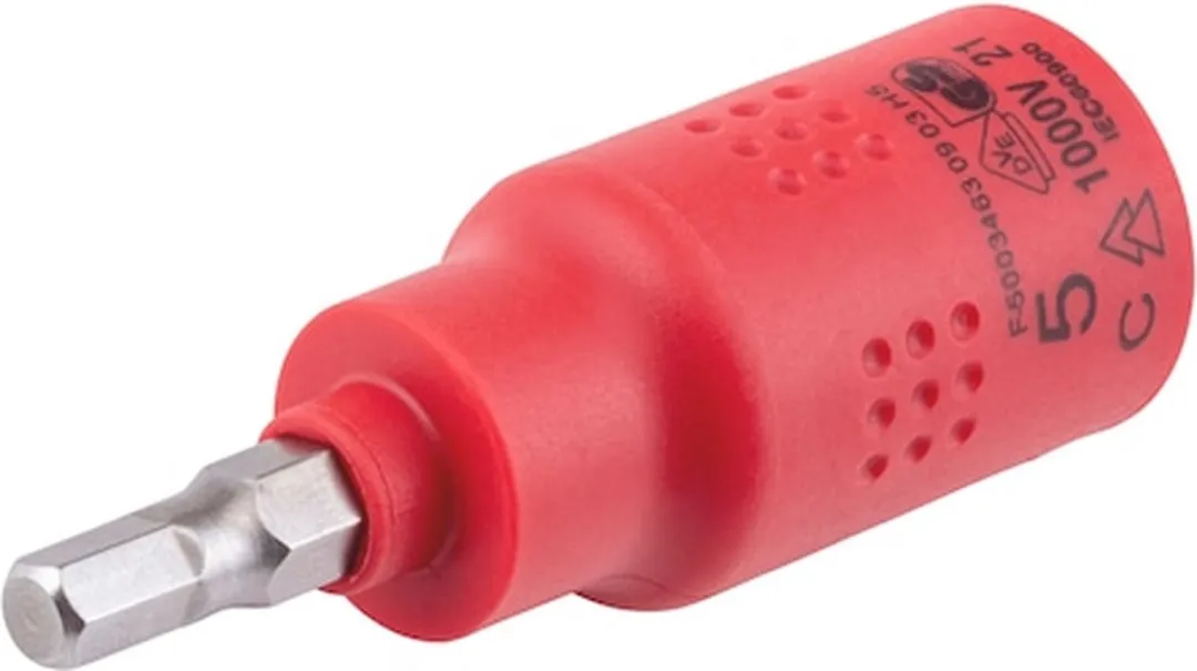 Würth VDE Dopsleutel 3/8" 5mm - Binnenvierkant