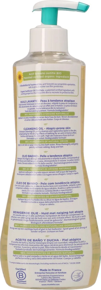 Mustela Stelatopia Douchegel 500ml