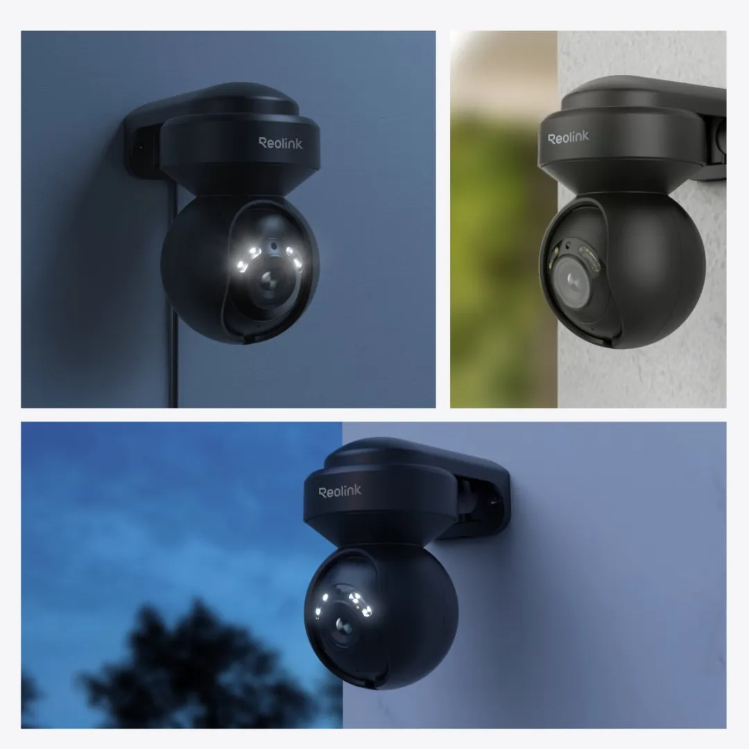 Reolink E1 Outdoor Beveiligingscamera 5MP - Pan/Tilt 3x Zoom - Zwart