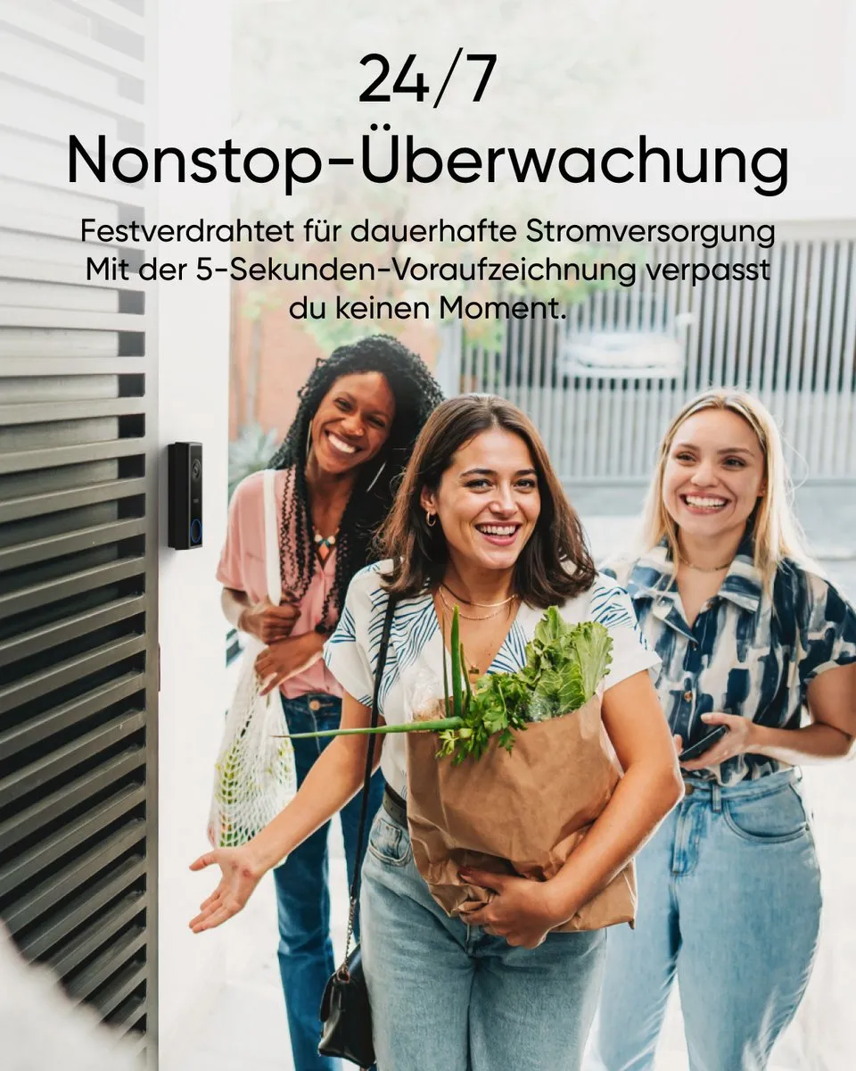 Eufy Video Doorbell C31 + Chime Bundel - Wit
