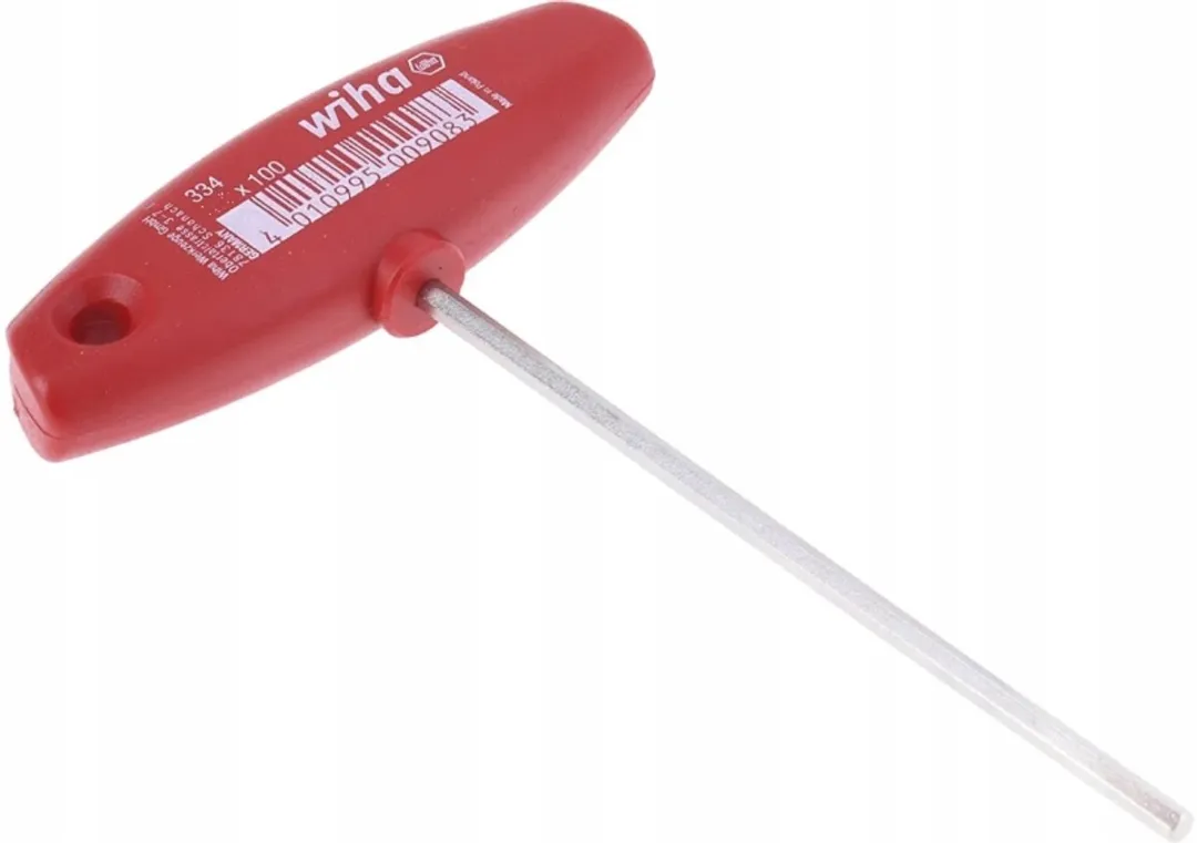 Wiha T-sleutel Inbussleutel 2,0x100mm - Rood