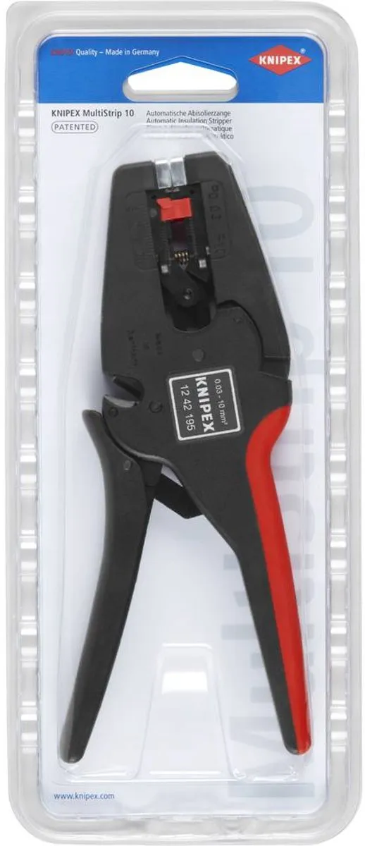 Knipex 12 42 195 Afstriptang Automatisch 0,03-10mm²