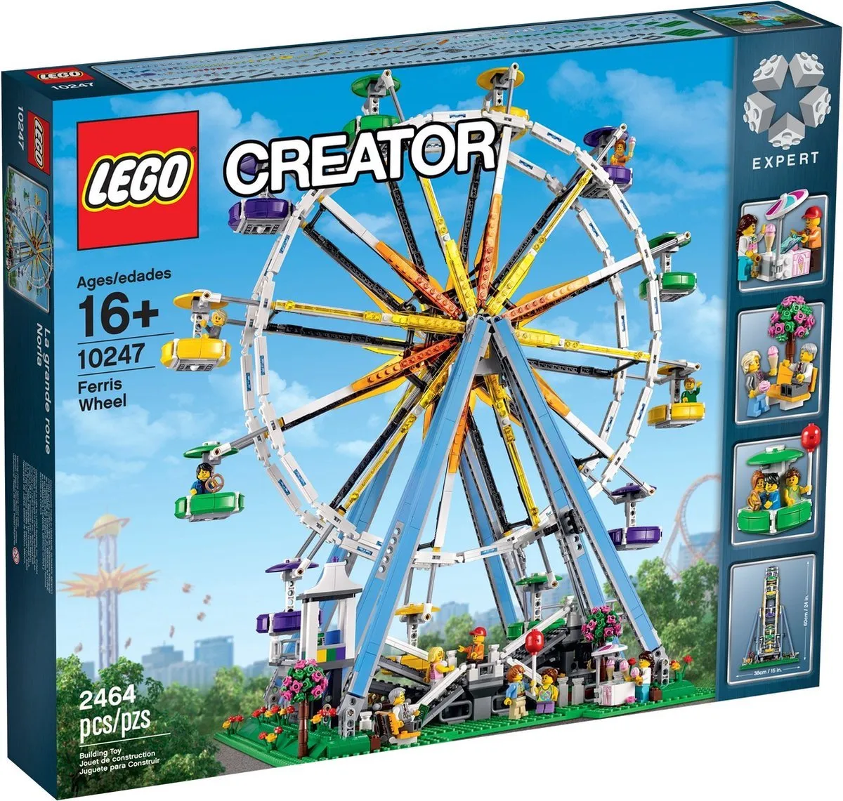 LEGO Creator Expert Reuzenrad 10247 - 2424 Stukken - Multicolor