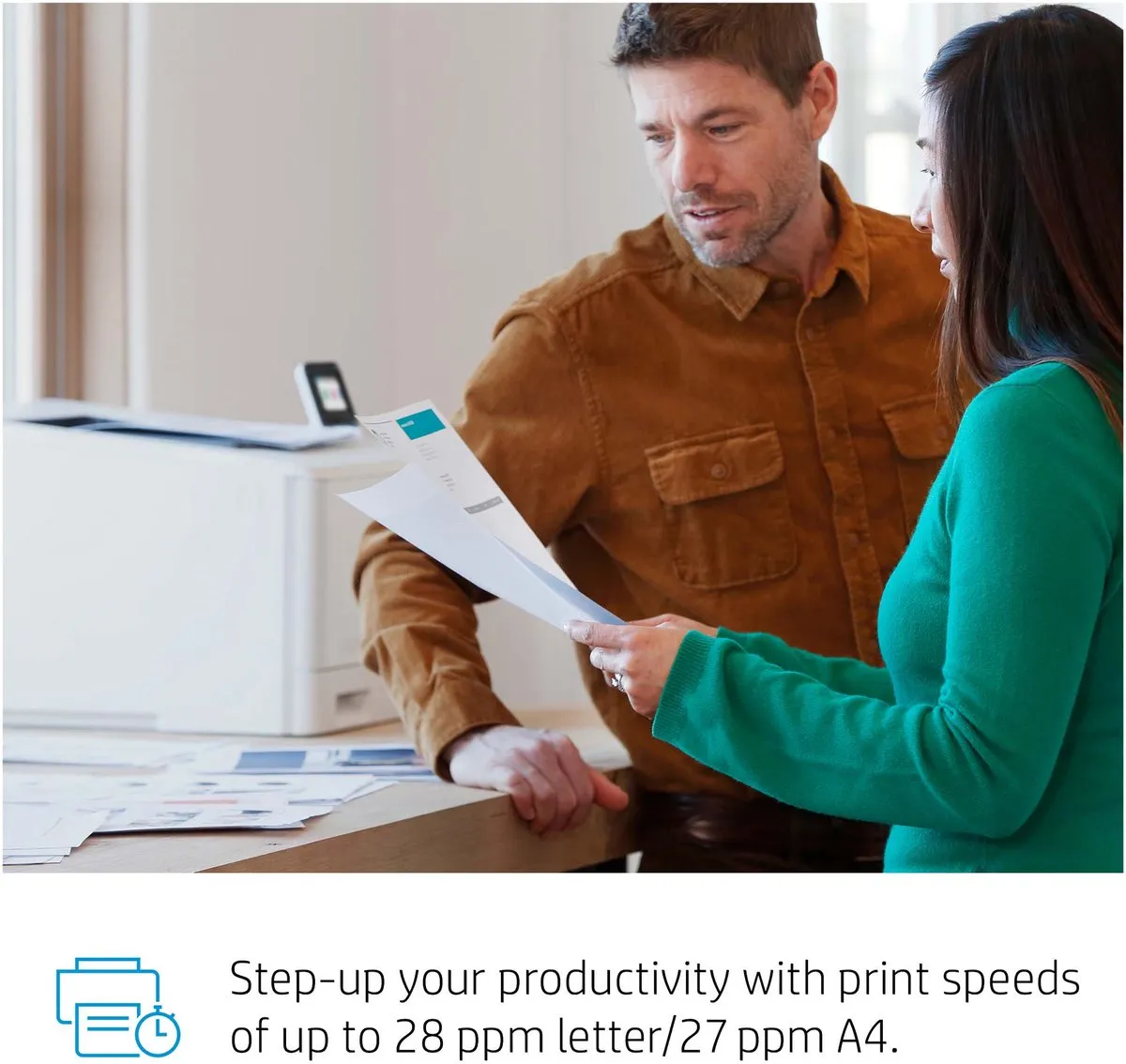 HP Color LaserJet Pro M454dw W1Y45A Laserprinter - Wit - afbeelding 3 van 6