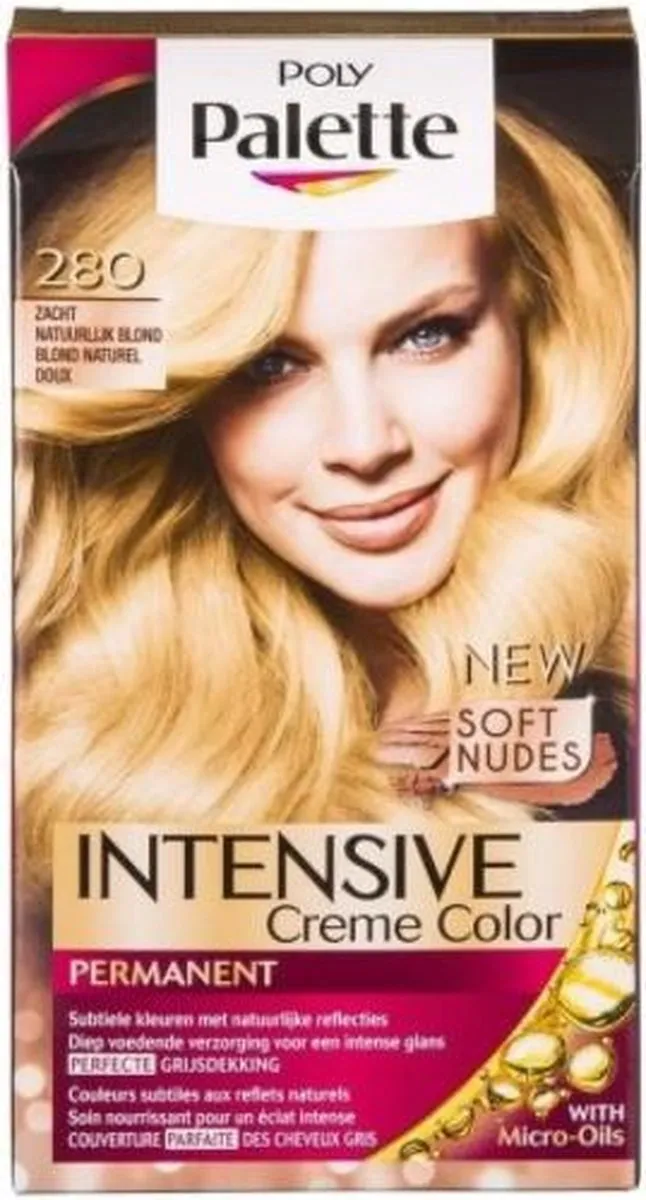 Schwarzkopf Poly Palette Haarverf Zacht Natuurlijk Blond 280