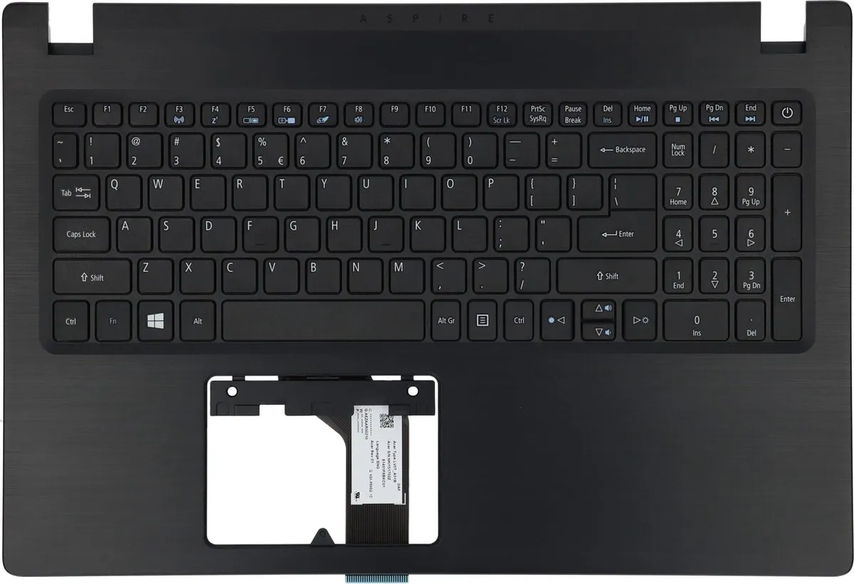 Acer Laptop Toetsenbord QWERTY US 6B.Q5AN2.029 - afbeelding 6 van 6