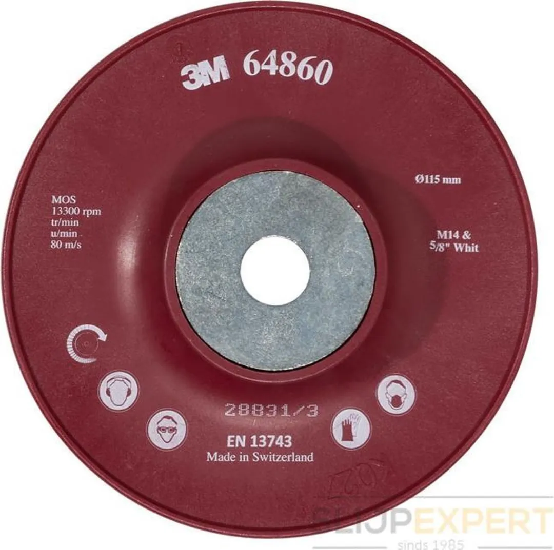 3M Steunschijf voor Cubitron II 115mm