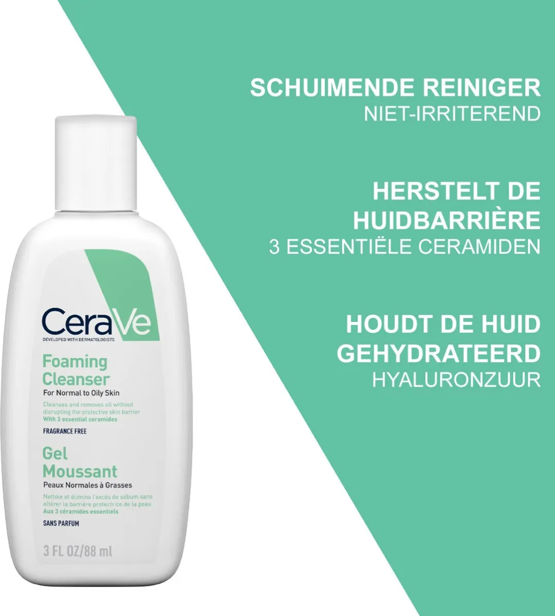 CeraVe Foaming Cleanser Reinigingsgel 100ml