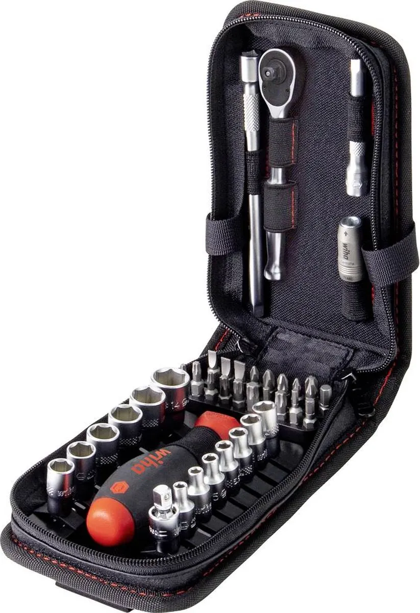 Wiha 44684 Dopsleutel-bitinzetset 40 Stuks