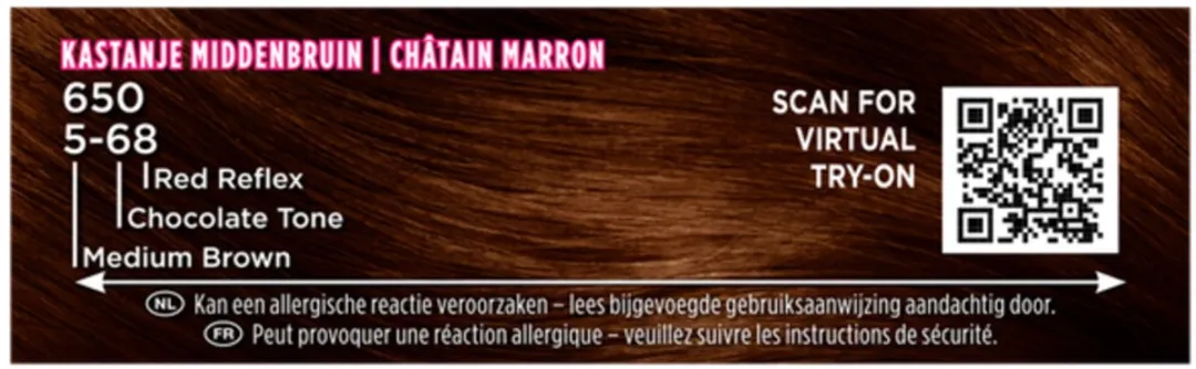 Schwarzkopf Poly Palette Haarverf 650 Kastanje Middenbruin - 3x115ml