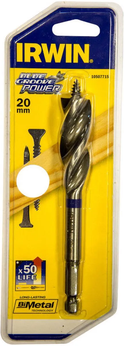 Irwin Speedboor Blue Groove Power 20x152mm