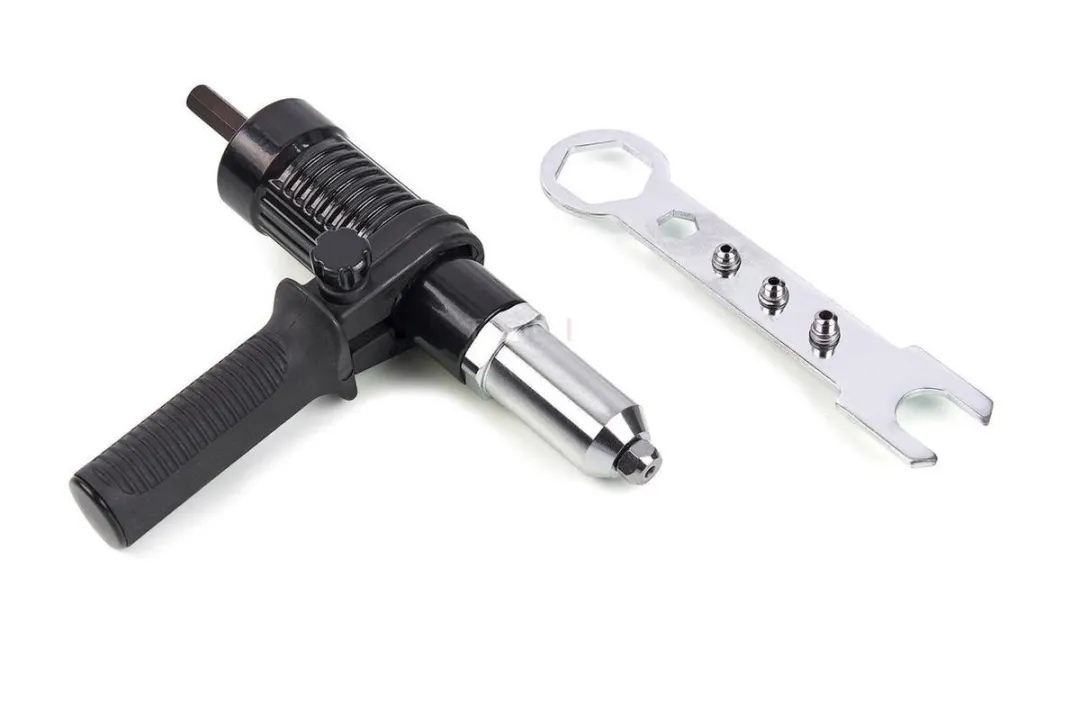 HBM Popnageltang 2,4-4,8mm voor Accuboormachine - 4 Opnamestukken