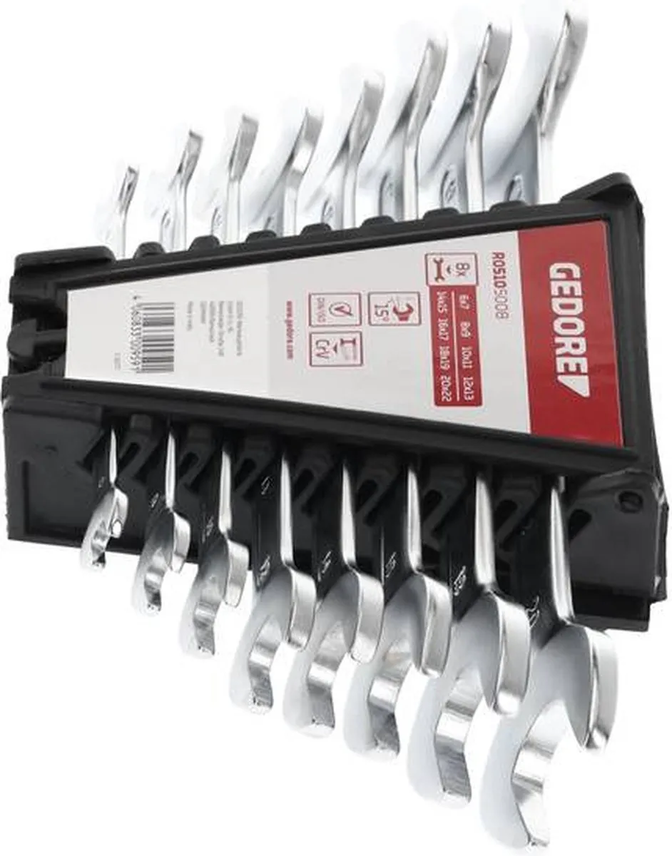 Gedore RED R05105008 Steeksleutelset SW6-22mm - 8-delig