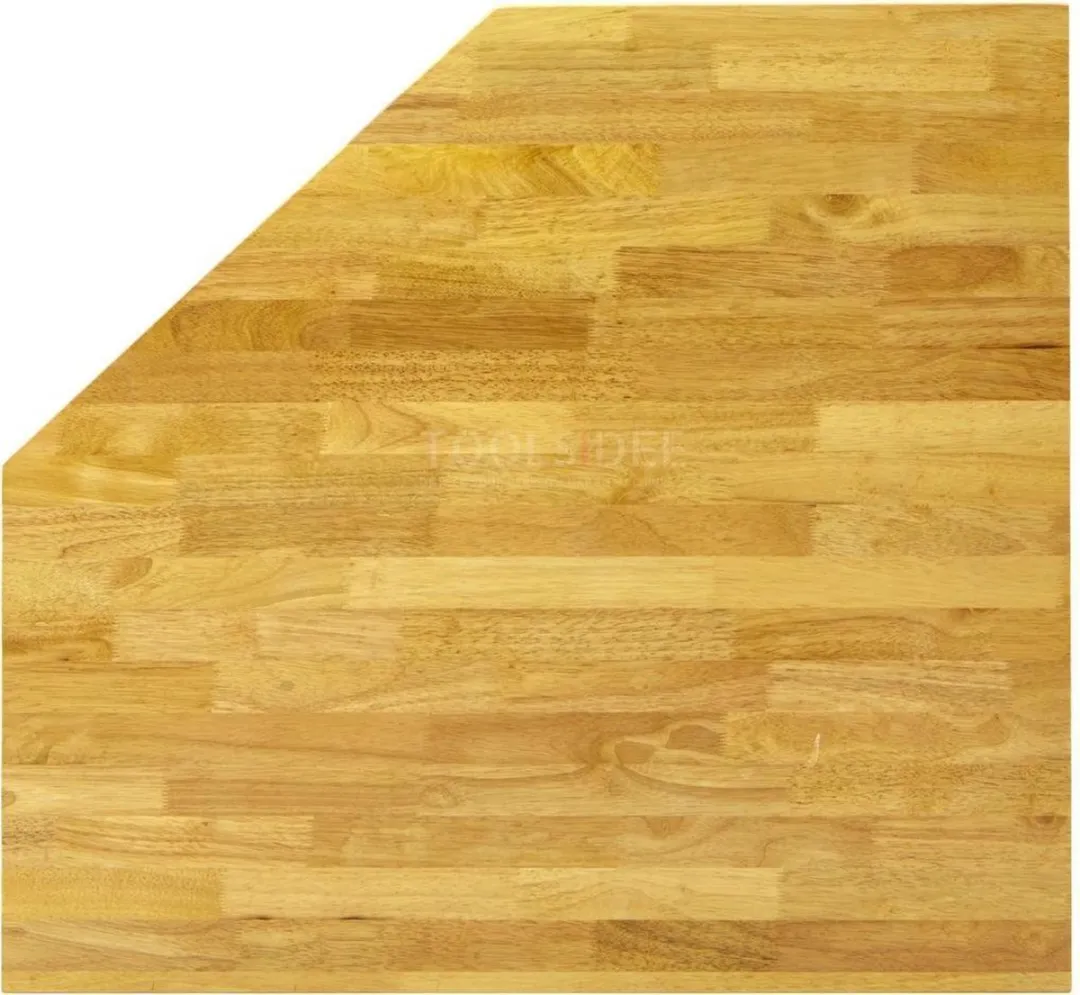 HBM Massief Houten Hoek Werkblad 87cm