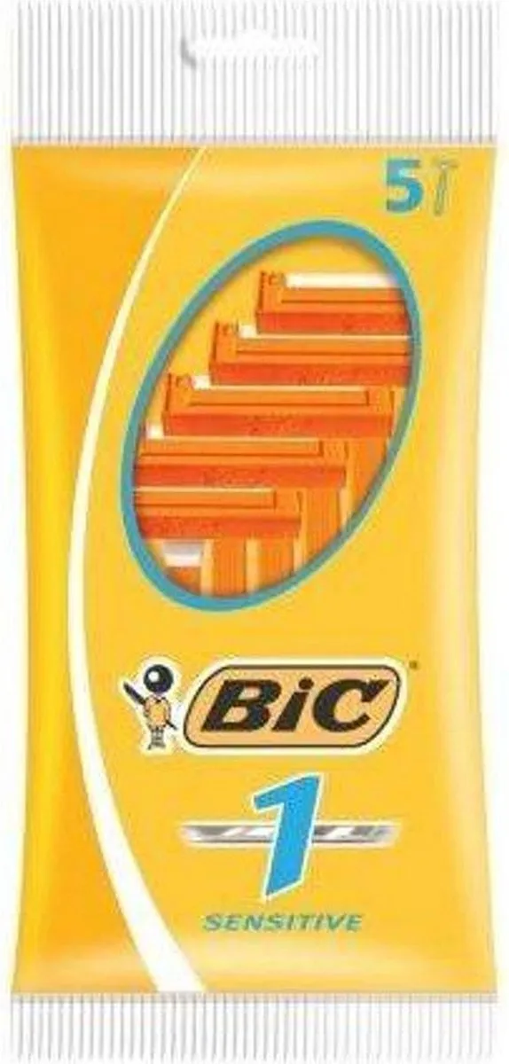Bic Sensitive Wegwerpscheermesjes 1 Mes - 5 Stuks