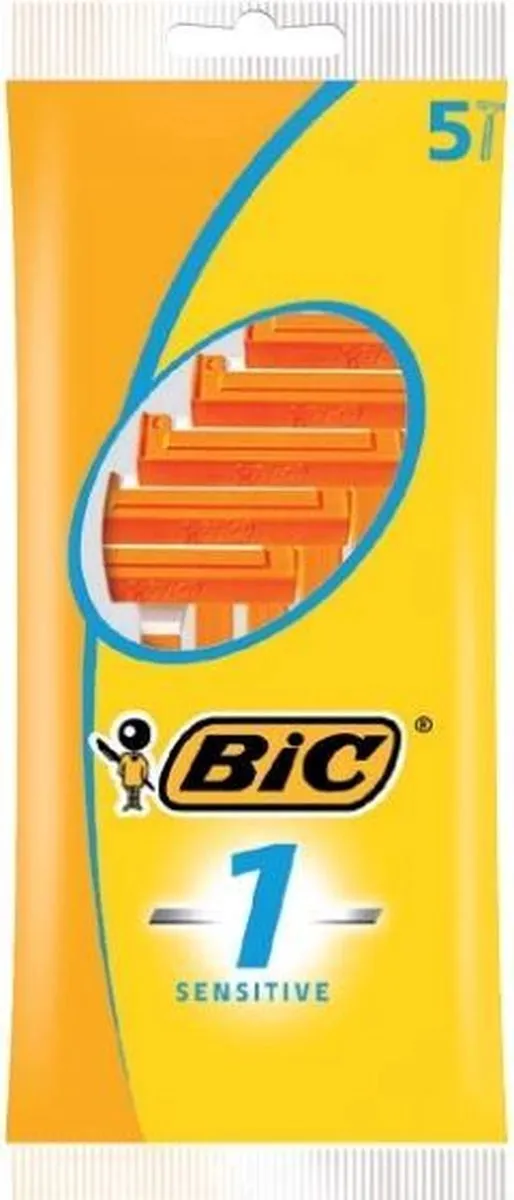 Bic Sensitive Wegwerpscheermesjes 1 Mes - 5 Stuks