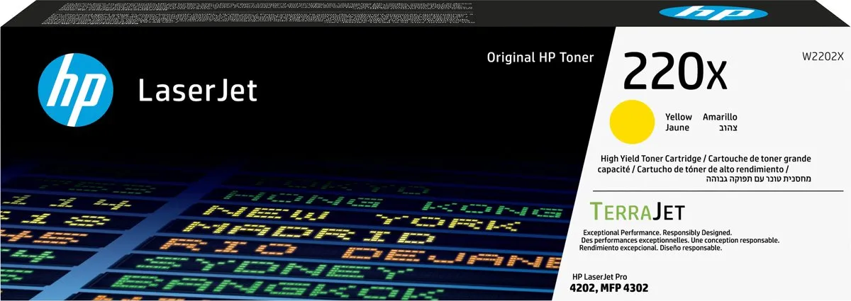 HP 220X Tonercartridge Geel - 5500 Pagina's