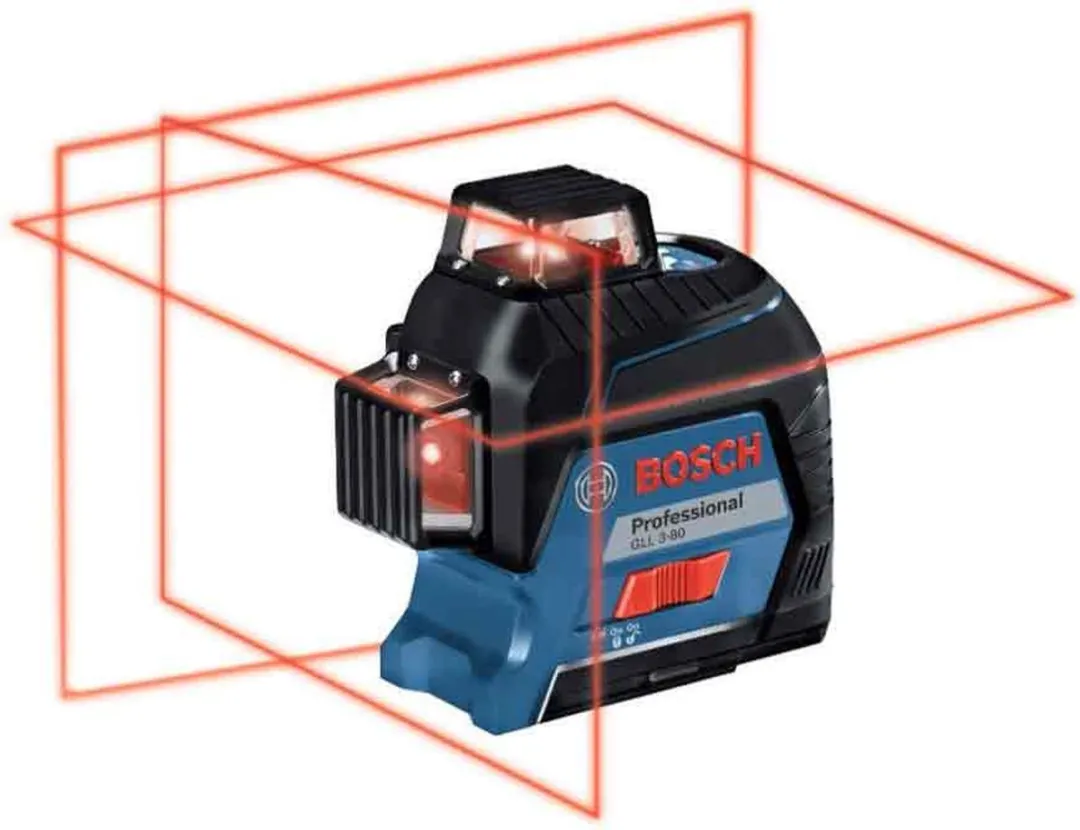 Bosch Professional GLL 3-80 Lijnlaser - 4x AA + Richtplaat + Etui