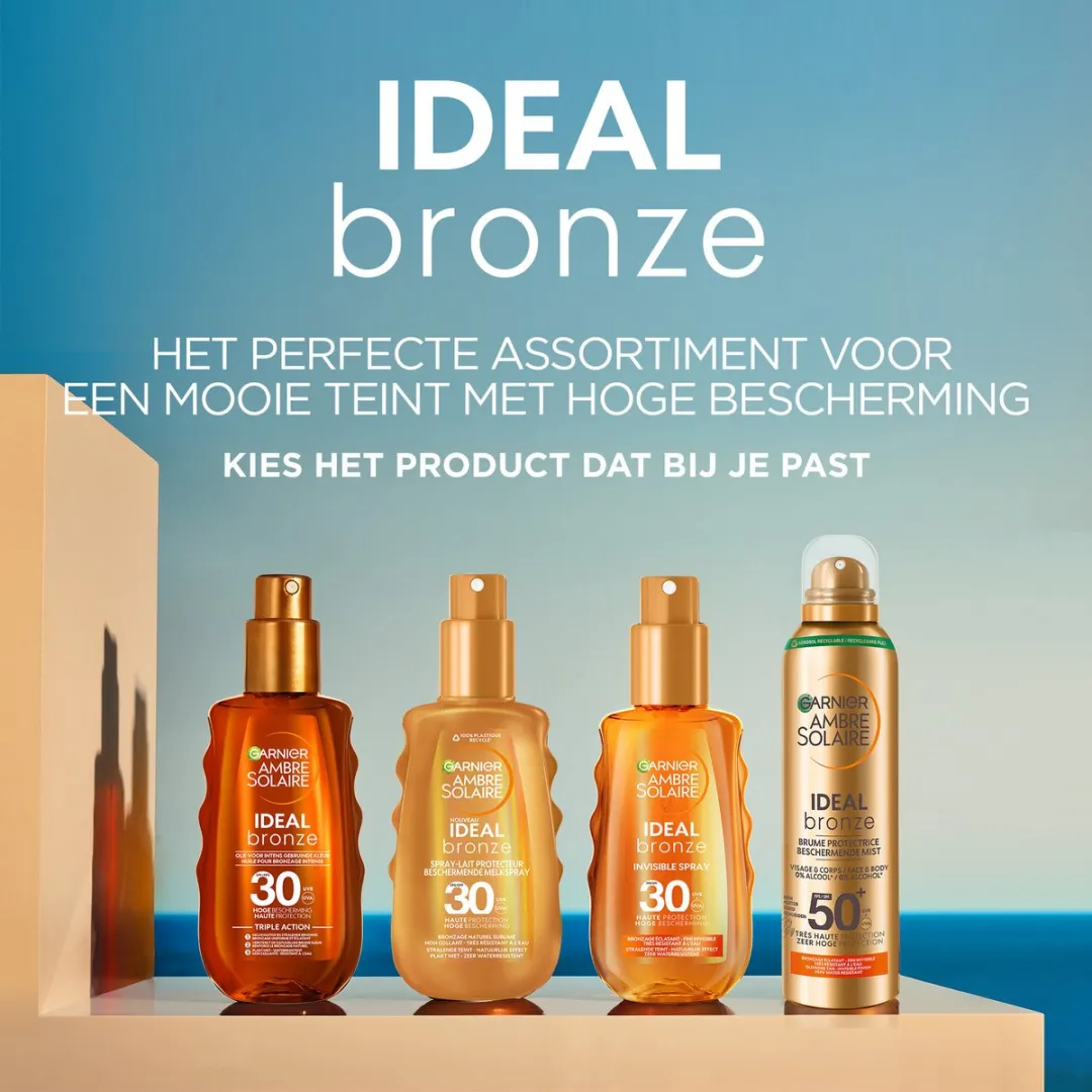 Garnier Ambre Solaire Ideal Bronze Invisible Spray SPF 30 - 150ml