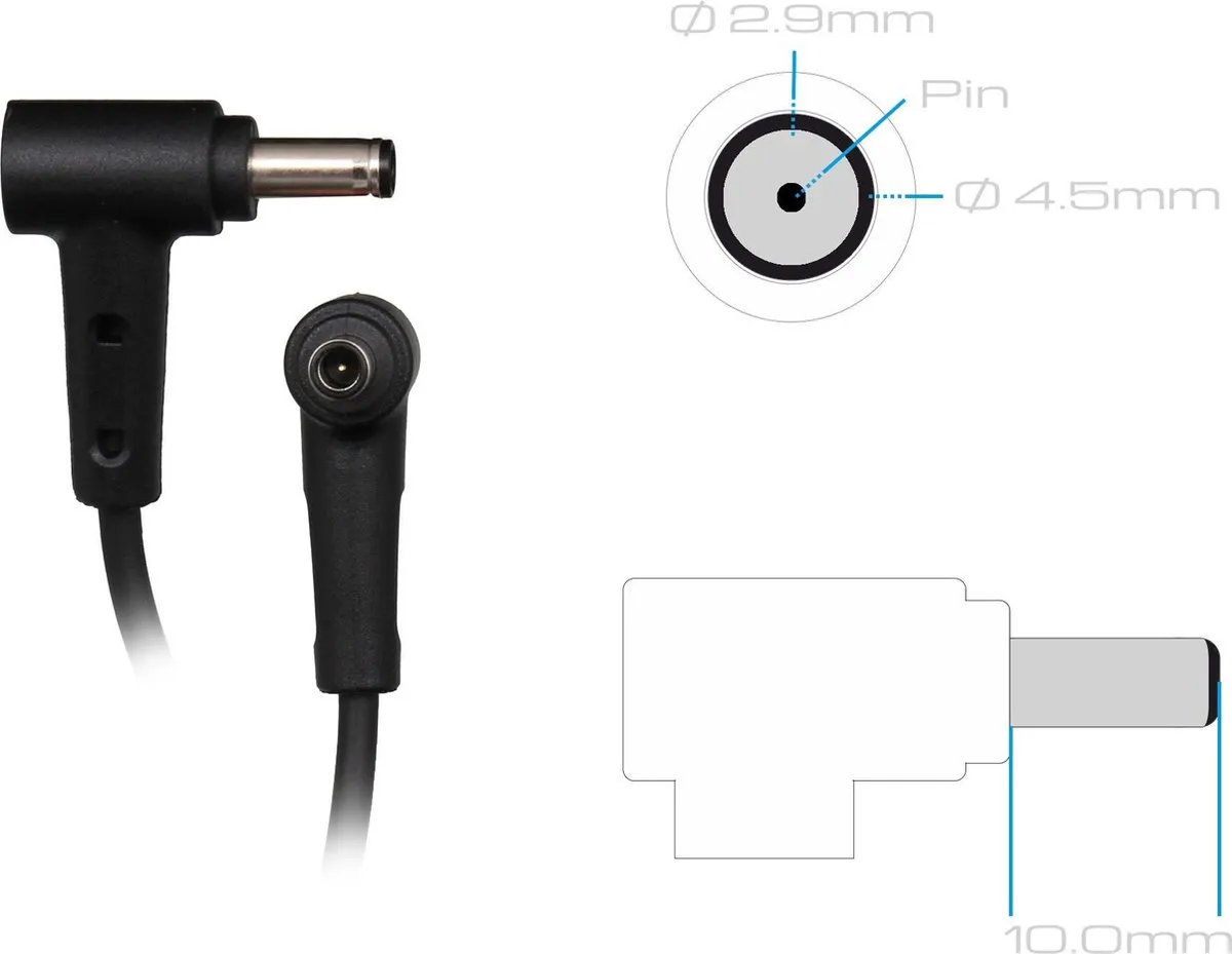 ASUS 0A001-00050800 Oplader 90W - Zwart