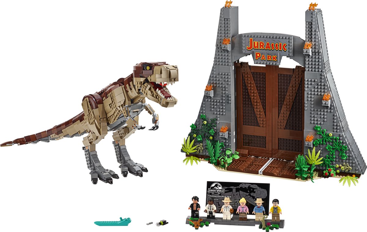 LEGO Jurassic World Jurassic Park: T. rex Chaos - 75936