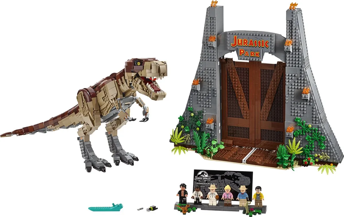 LEGO Jurassic World T. rex Chaos 75936 - 3120 Stukken - 6 Minifiguren