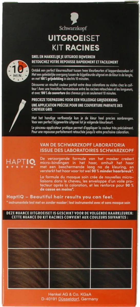 Schwarzkopf Uitgroeiset Haarverf Goudbruin R2