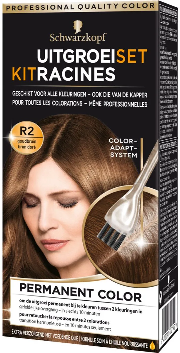 Schwarzkopf Uitgroeiset Haarverf Goudbruin R2