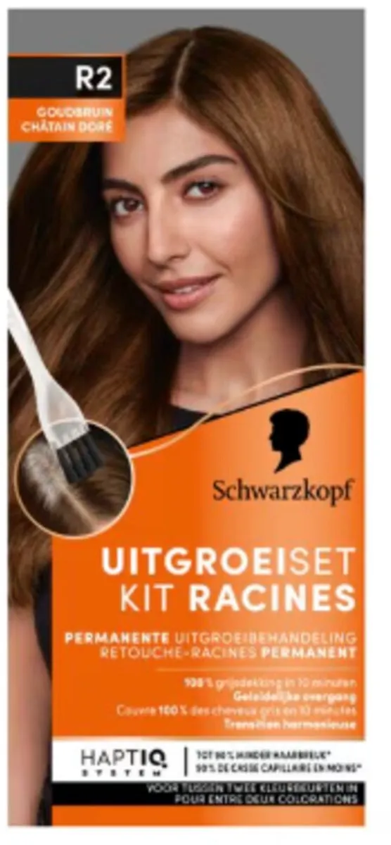 Schwarzkopf Uitgroeiset Haarverf Goudbruin R2