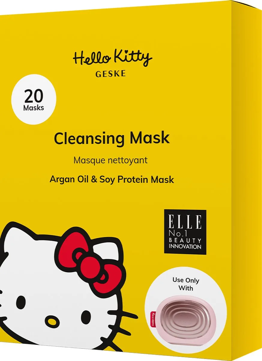 Hello Kitty GESKE Sonic Warm & Cool Mask Reinigingsmasker - 20 Stuks