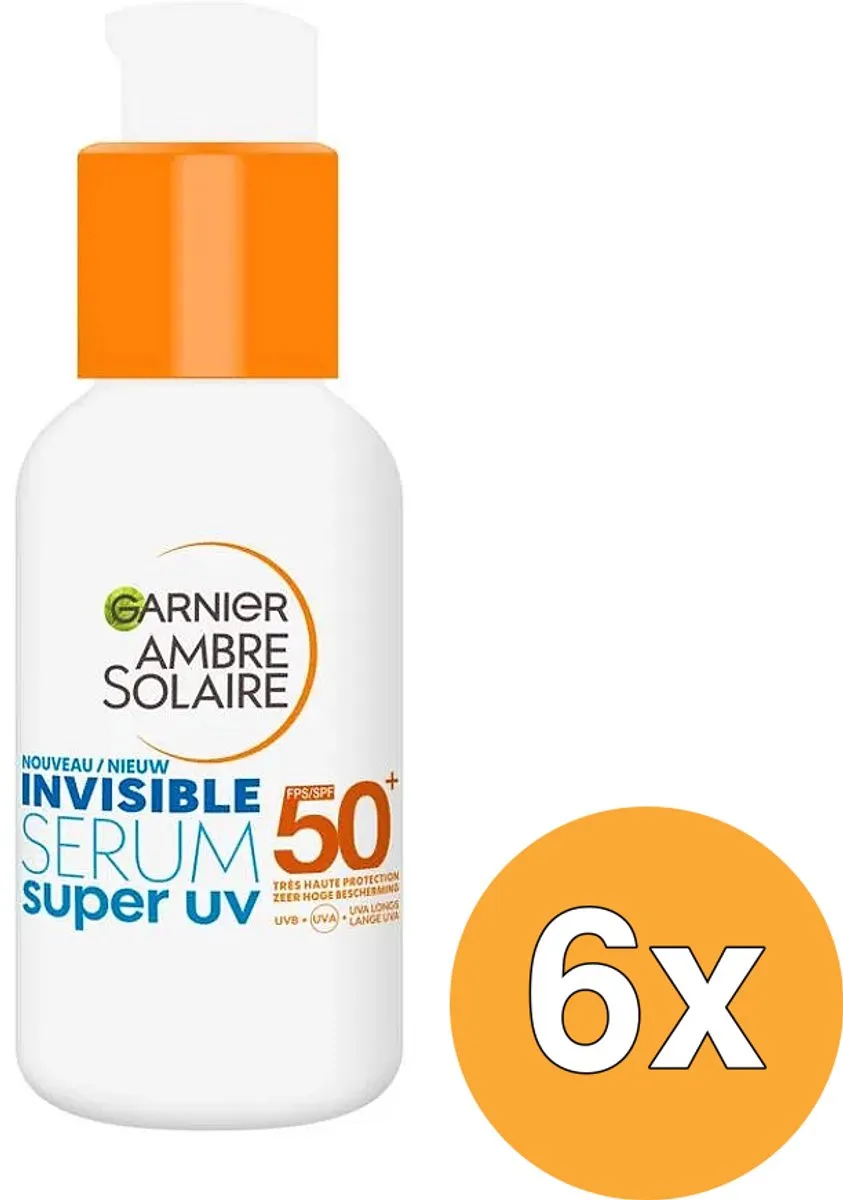 Garnier Ambre Solaire Invisible Super UV Serum SPF 50+ 6x30ml