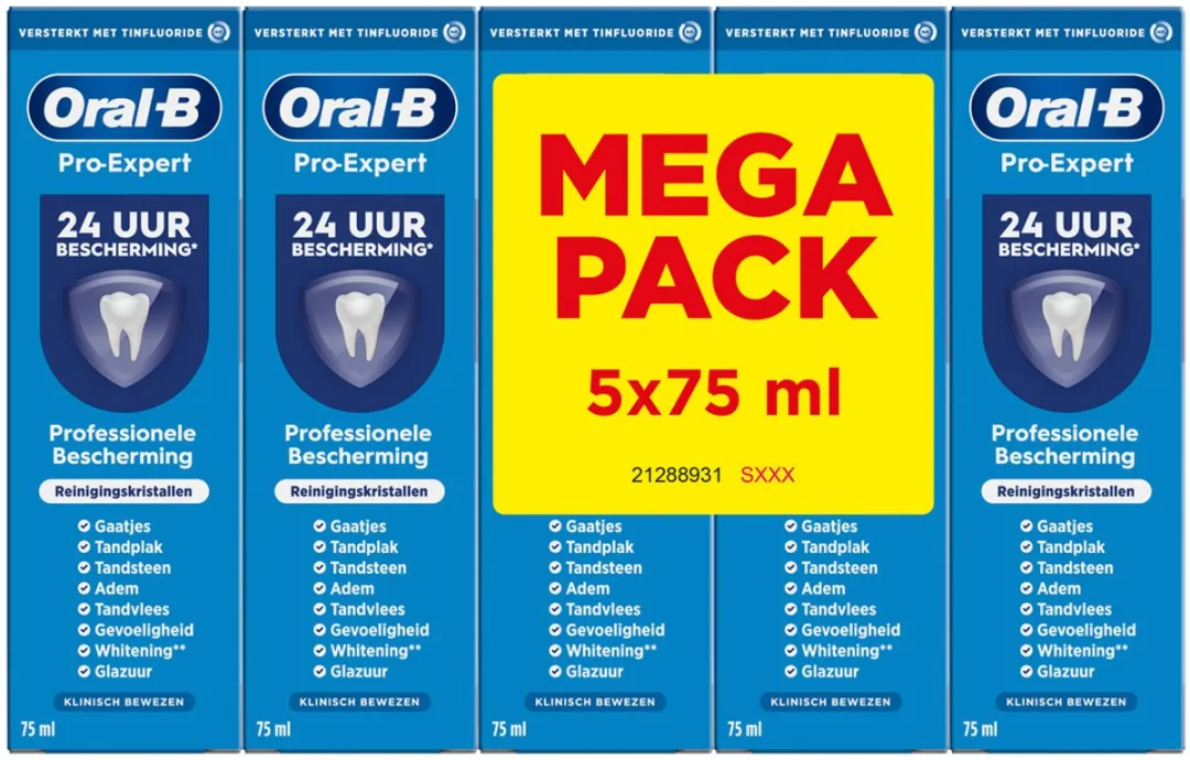 Oral-B Pro-Expert Reinigingskristallen Tandpasta 375ml
