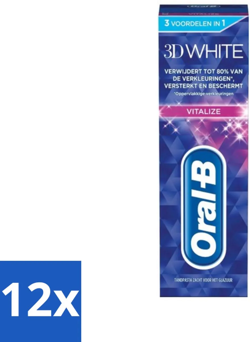 Oral-B 3D White Vitalize Tandpasta Whitening 75ml