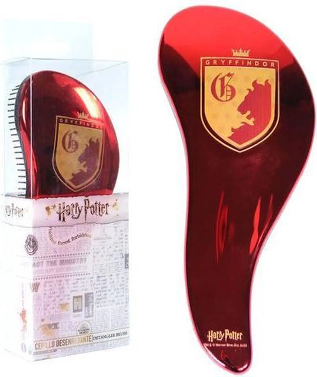 Harry Potter Gryffindor Ontwar Haarborstel - Rood - afbeelding 6 van 6
