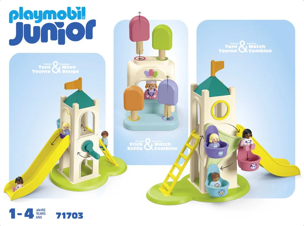 Playmobil Junior Avontuurlijke Speeltuin 71703 - Multicolor - afbeelding 6 van 6