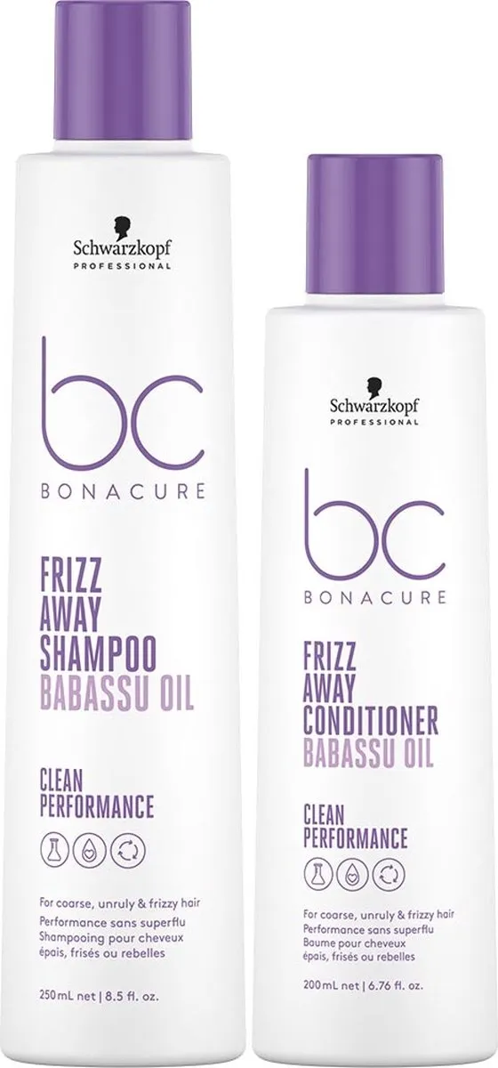 Schwarzkopf Bonacure Frizz Away Care Set