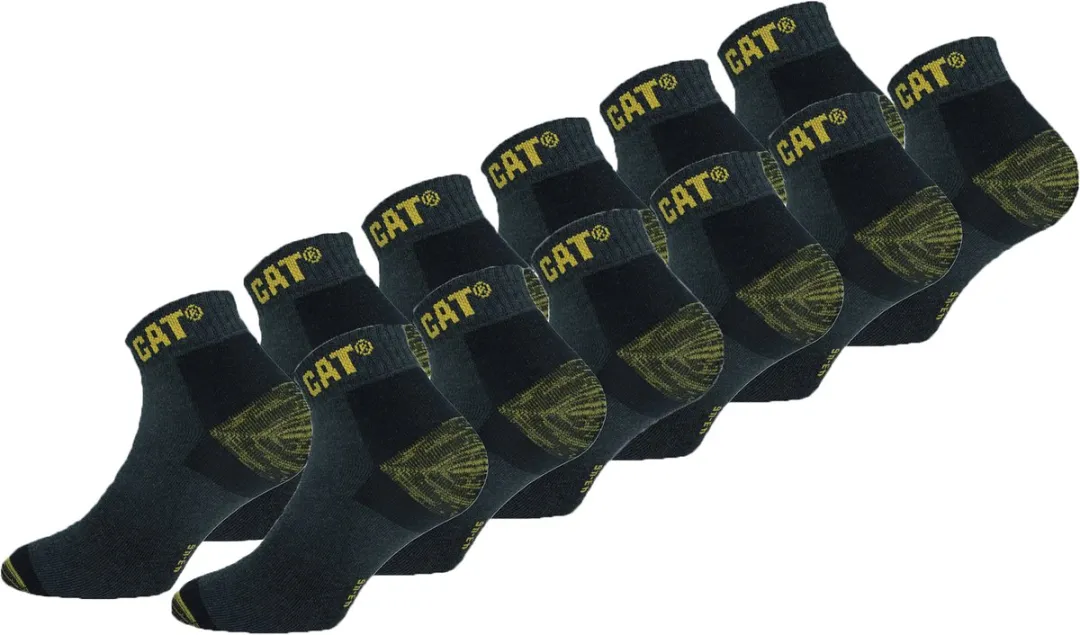 Caterpillar Premium Werksokken 12 Paar - Grijs - 47-50