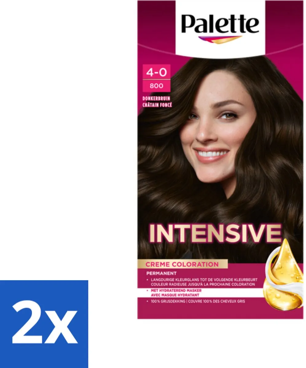 Schwarzkopf Palette Intensive Oil-Care Haarverf 800 Donkerbruin