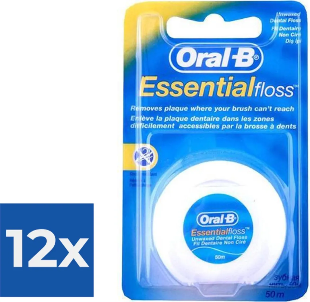 Oral-B Essential Floss 50m - 12 Stuks - afbeelding 2 van 2
