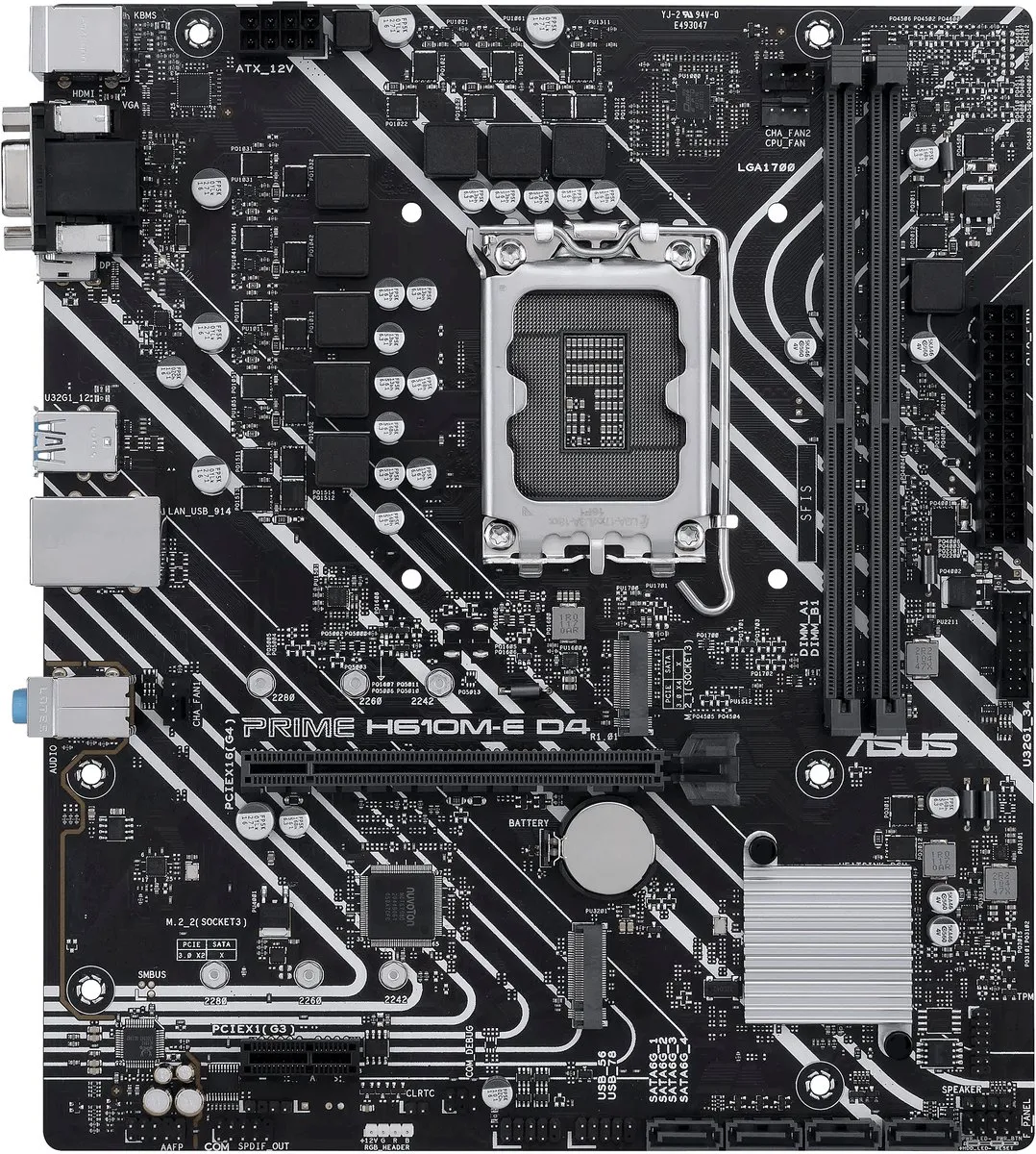 ASUS PRIME H610M-E D4-CSM Moederbord - LGA 1700